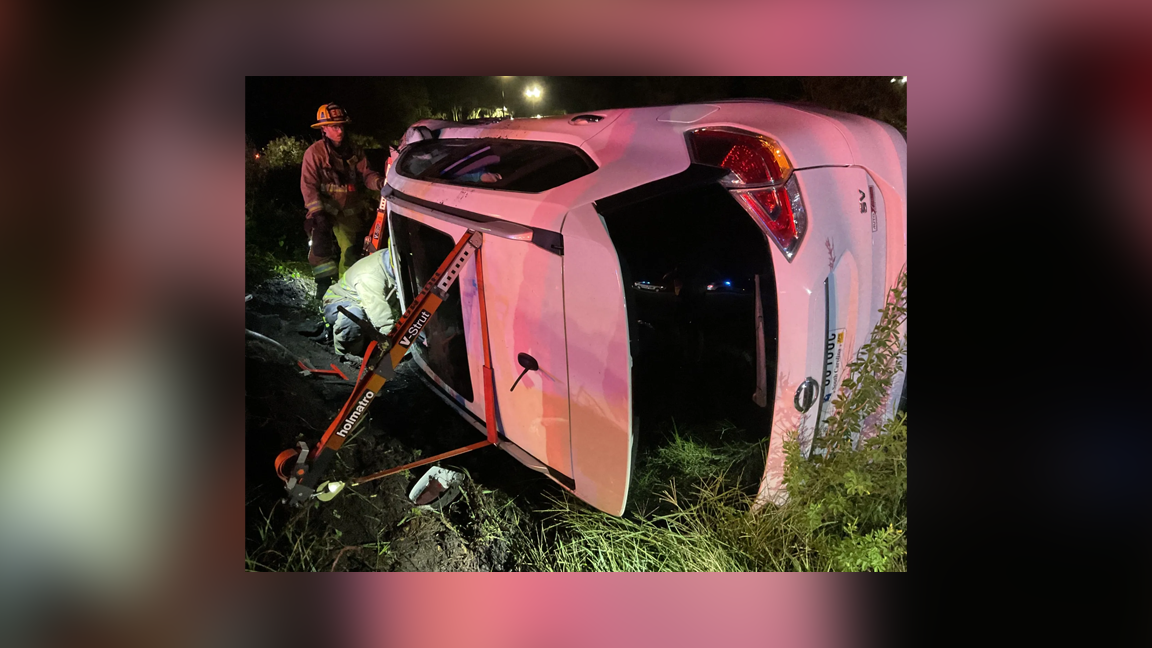 Burton Fire rescues injured driver trapped in vehicle